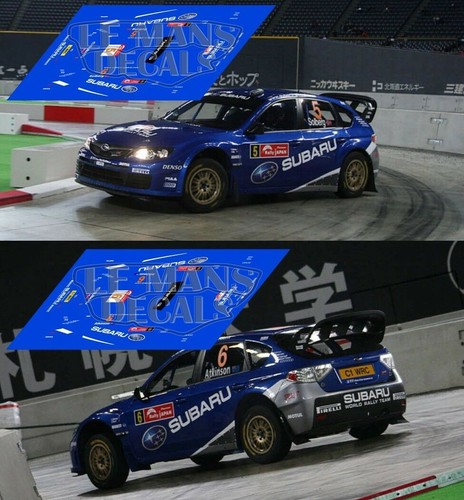 Décal subaru impreza n14 wrc - impreza,
