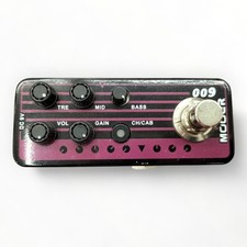 Pédale d'effets de préampli MOOER BLACKNIGHT 9 testée et fonctionne 32771
