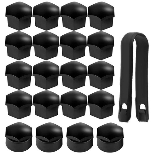 Lot noir ecrous de 17mm - 20,