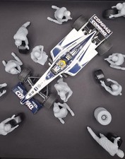 Figurines mécaniciens en résine à peindre plus F1