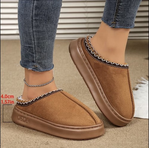 Chaussons confortable marrons - confortable,