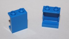 2 x Lego Blue Panel 1x2x2 ref