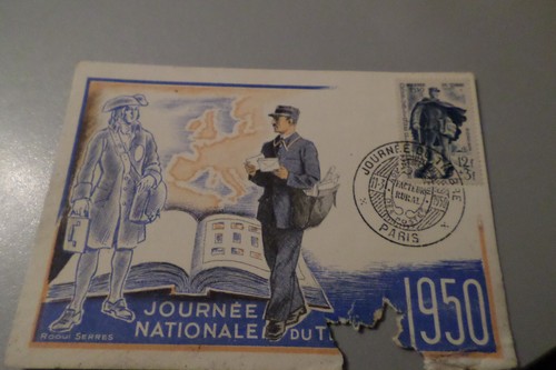 Carte postale journee - carte,