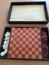 JEU DE DAMES DE VOYAGE ANCIEN