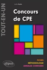 Concours de CPE Tout en un Fiches Méthodologie Annales Corrigées, Laïla Sada