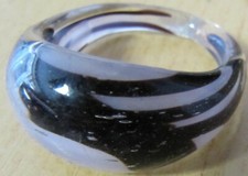 BAGUE en pâte de VERRE -