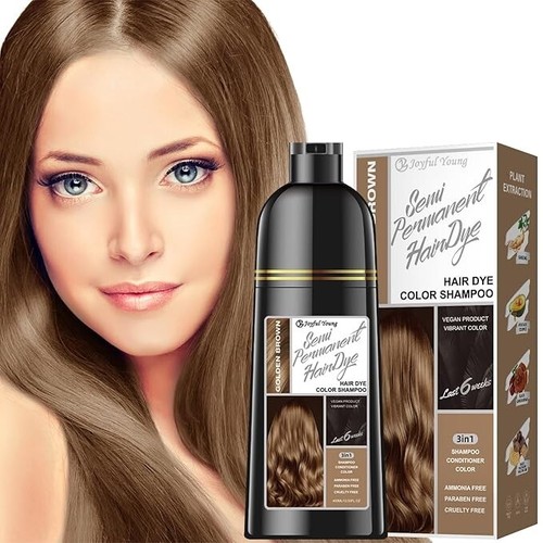 Hair dye shampoo - dye, instant