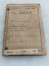 Un livret militaire individuel CLASSE 1888 ww1 militaria.