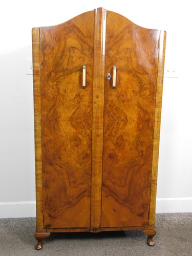Antique art deco book matched - antique,