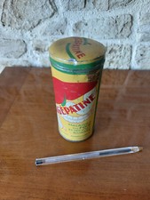 BOITE METAL ANCIENNE CIRCULAIRE ERGEPATINE MALADIES DU FOIE