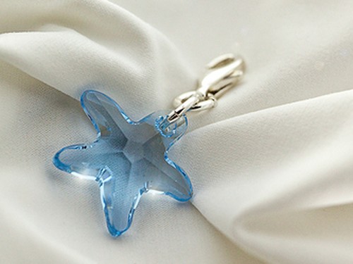 Pendentif charm étoile mer - charm,