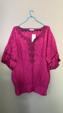 Haut blouse col tunisien