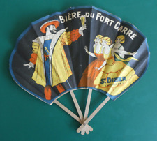 Éventail publicitaire Bière du Fort Carré - St Dizier - Brasserie Haute Marne