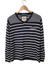 Pull à rayures marinière col V | Taille S