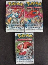 3 Booster Pokémon Frontières Franchies VIDE