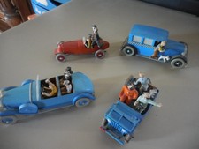 LOT 4 VOITURES TINTIN -