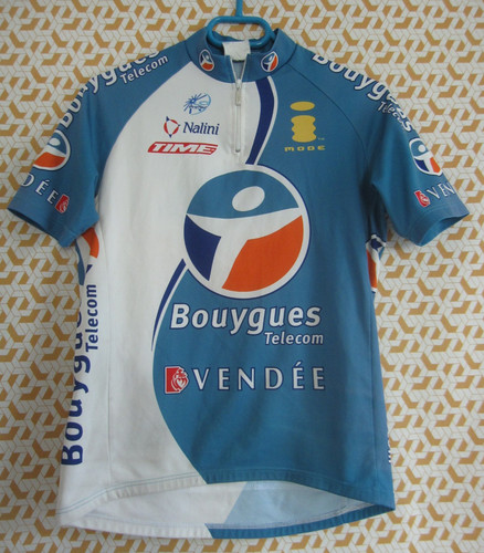 Maillot cycliste bouygues - cycliste,