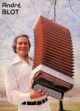 CARTE MUSIQUE ACCORDEONS "ANDRE BLOT" 
