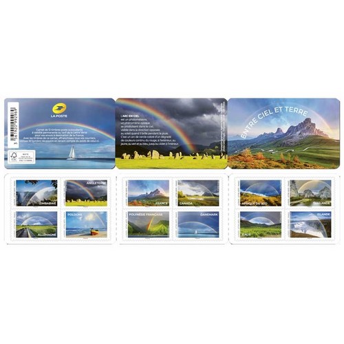Carnet timbres entre - , et