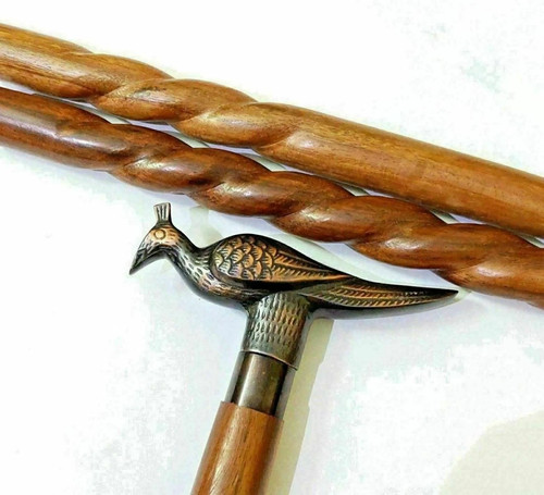 Ancienne canne bâton - , de