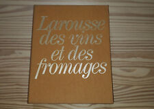 LIVRE COFFRET Larousse DES VINS et des FROMAGES éd LAROUSSE TBE