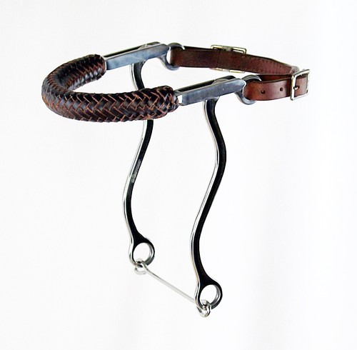 Hackamore cuir tressé - hackamore,