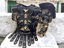Veste casque armure cuirass chevalier médiéval armure costume ensemble de muscle