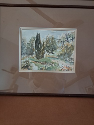 Lot aquarelles paysage - lot,