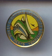 RARE PINS PIN'S .. BATEAU BOAT VOILIER VOILE  COURSE VENDEE 85  ¤1R
