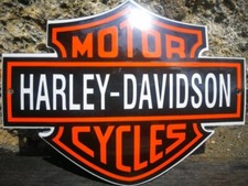 Plaque émaillée HARLEY DAVIDSON Enamel Sign no Indian Yamaha Enfield Ducati Bmw