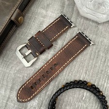 Montre Cuir Marron Bracelet