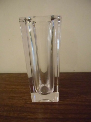Vase cristal signé sevres - en,