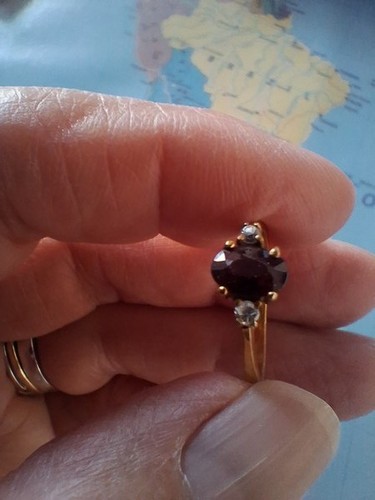 Plaqué vintage bague - or,