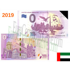 Billet Souvenir 2019 Moyen-Orient United Arab Emirates Year of Zayed