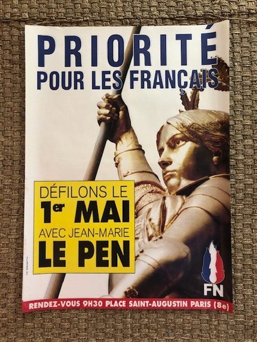 Affiche front national le - front,