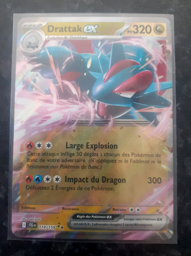 Carte pokémon drattak - carte, ex