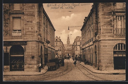 Cpa reims rue - rue, colbert