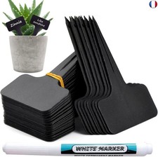 Orrdiffi Etiquettes de Plantes Etiquette Jardin Etiquettes pour Plantes, Blanc