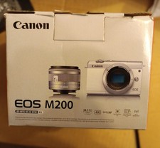 Canon EOS M200 Blanc + EF-M
