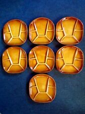 7 ASSIETTES à COMPARTIMENT