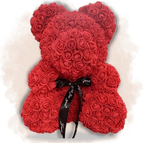 Ours peluche rose - en,