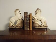 Serre livres chevaux Art Deco