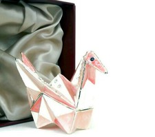 Crane Jewelry Trinket Box