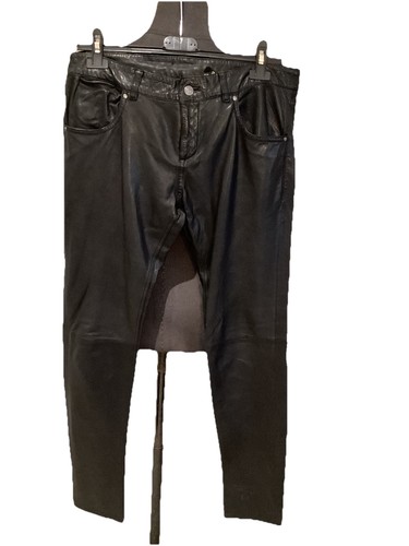 Très beau pantalon cuir - beau, noir
