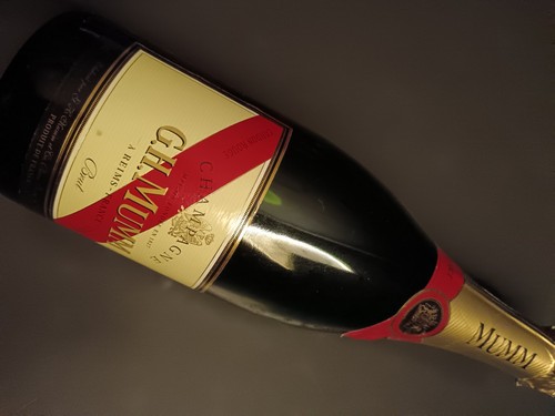 Bouteille champagne mumm - bouteille,