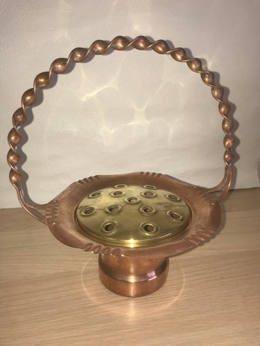 Ancien pique fleurs cuivre - ancien,