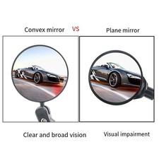 Rétroviseur vélo concave