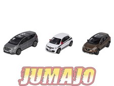 TRI115 Lot 3 X 3 inches 1/64 RENAULT NOREV Kadjar, Twingo & Espace