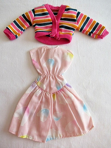Barbie robe ete et gilet - -,
