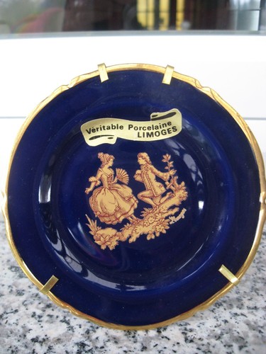 Assiette limoges bleu four - assiette, de